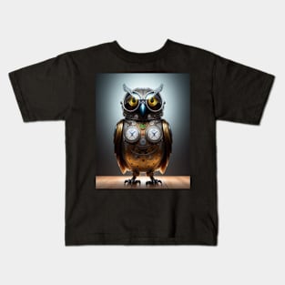 Steam Owl 2 Kids T-Shirt